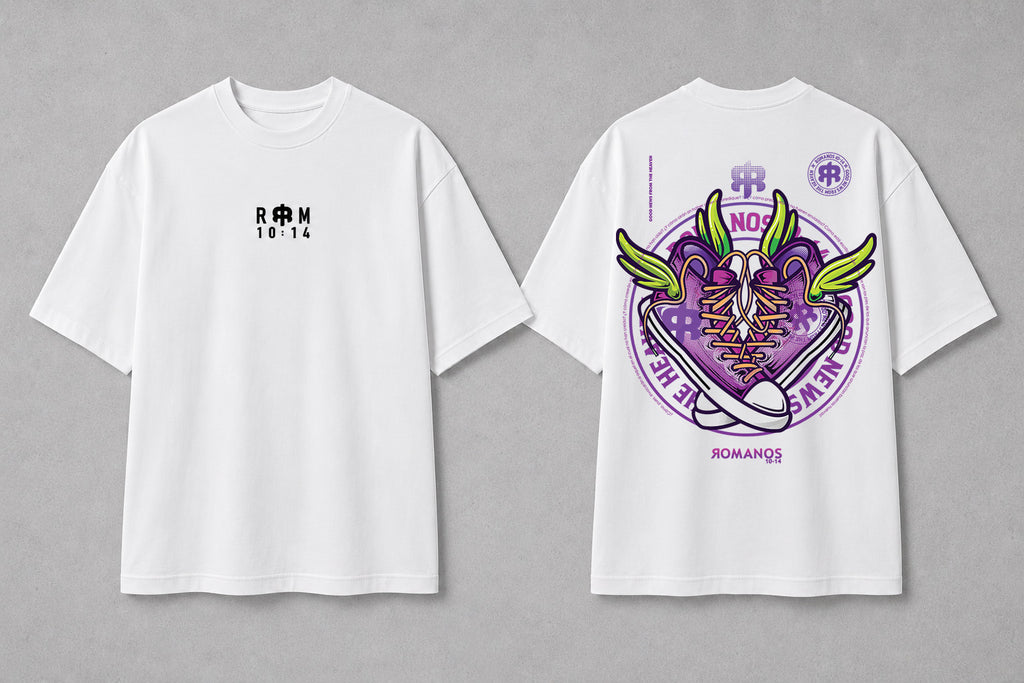 Romanos 10:15 Tennis Purple