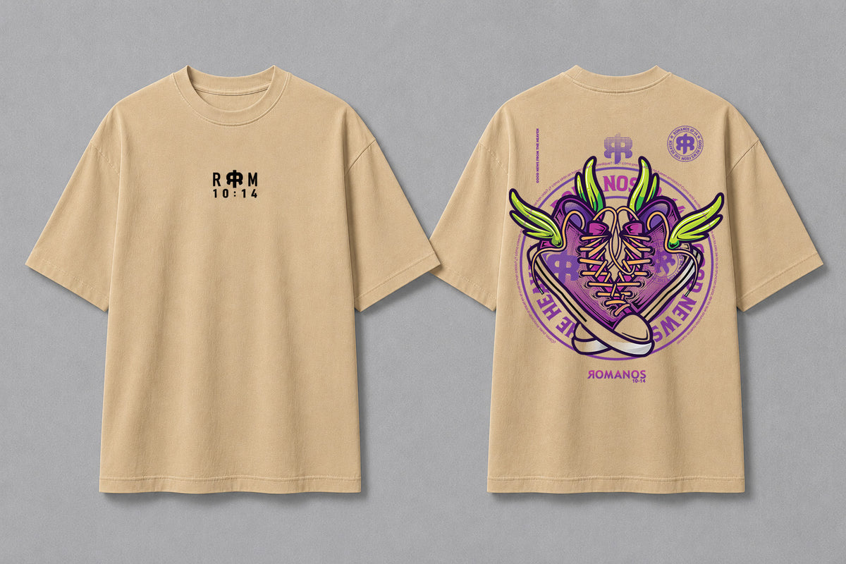 Romanos 10:15 Tennis Purple