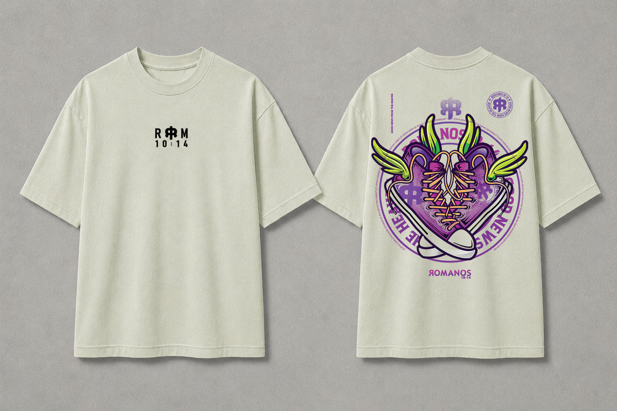 Romanos 10:15 Tennis Purple